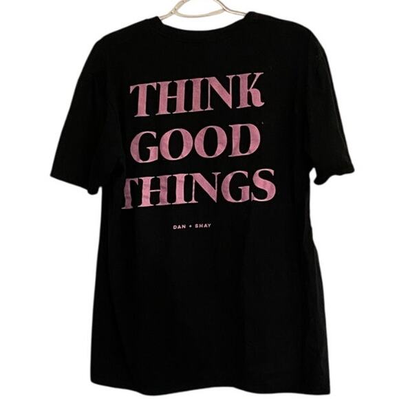 Dan + Shay Official Tour T-Shirt 2021 Black Graphic Tee Size L - Picture 3 of 6